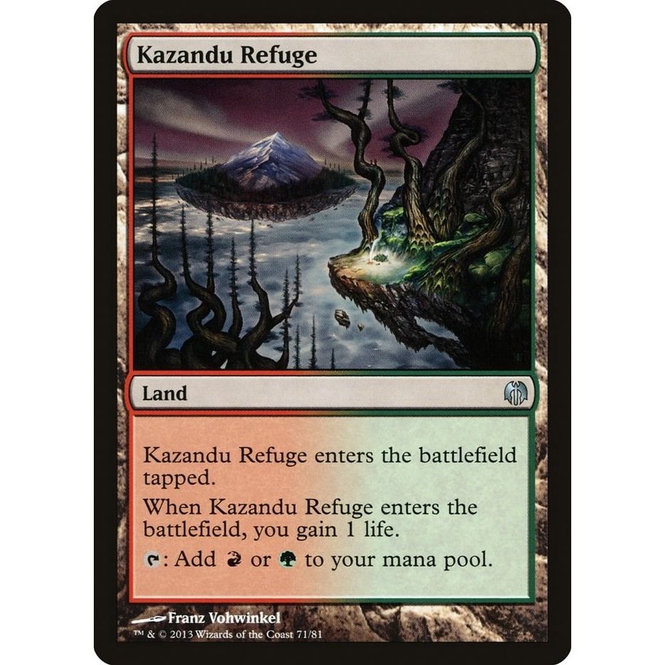 Image for Kazandu Refuge (71) (DDL) - Magic: The Gathering
