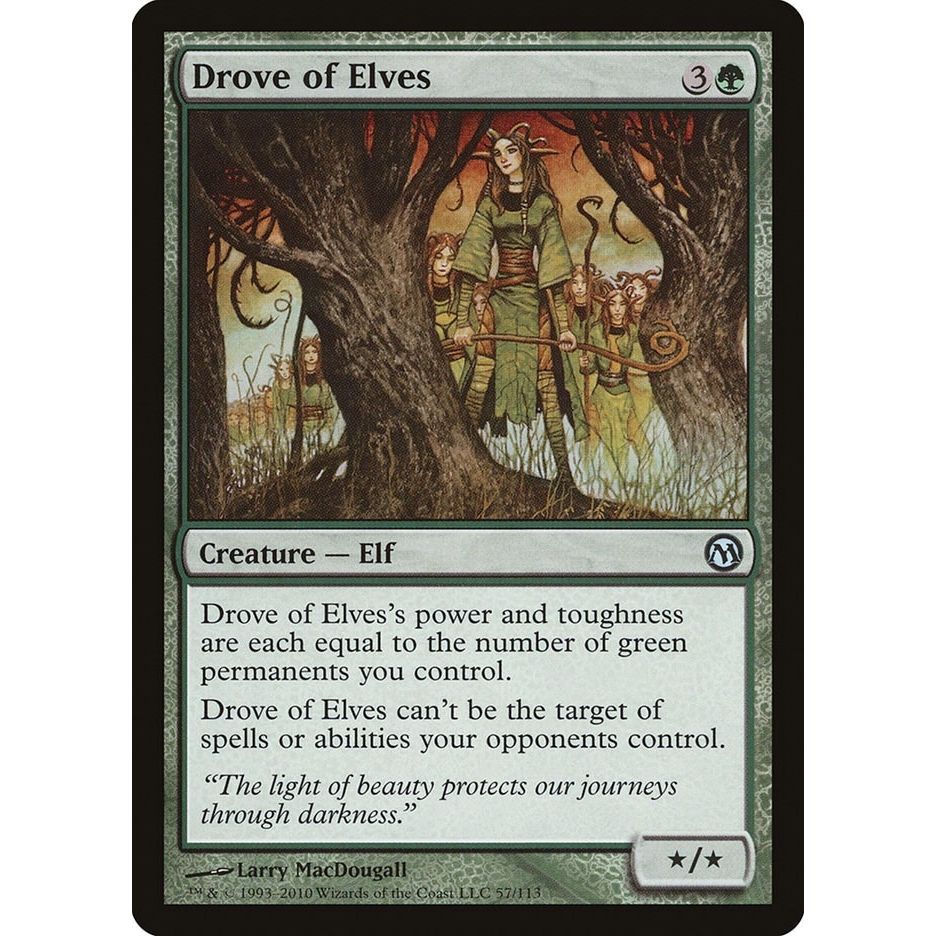 Image for Drove of Elves (57) (DPA) - Magic: The Gathering
