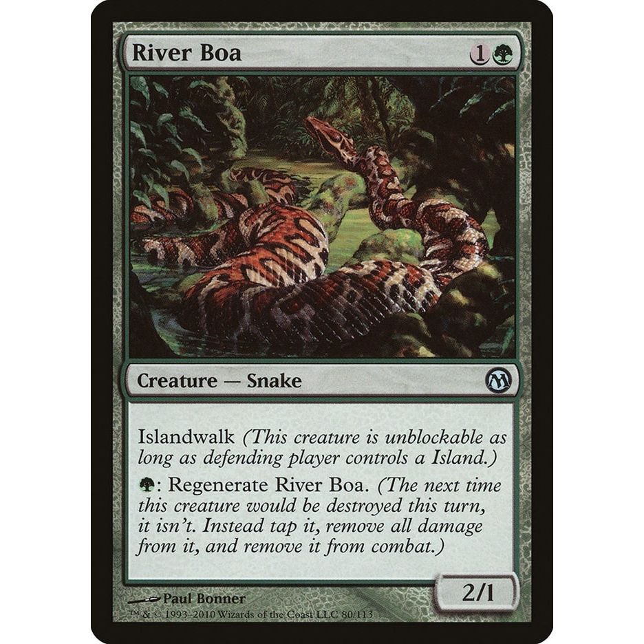 Image for River Boa (80) (DPA) - Magic: The Gathering