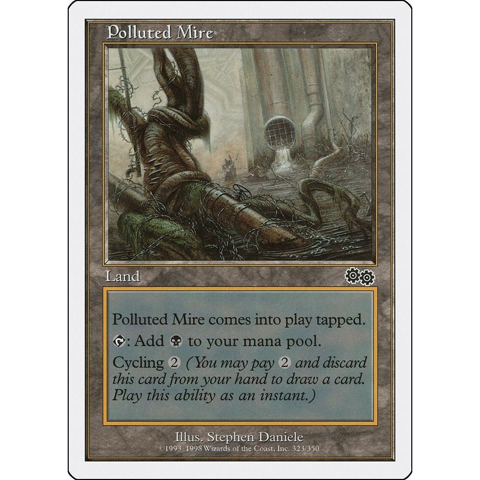 Image for Polluted Mire (323) (ATH) - Magic: The Gathering