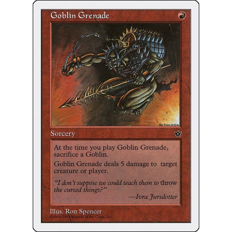 Image for Goblin Grenade (29) (ATH) - Magic: The Gathering