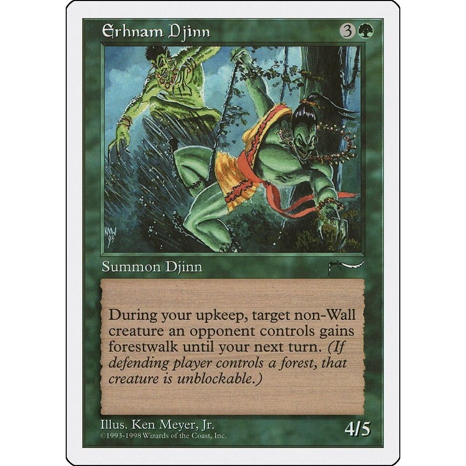Image for Erhnam Djinn (51) (ATH) - Magic: The Gathering