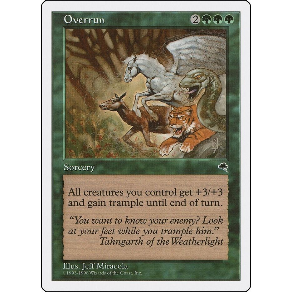 Image for Overrun (54) (ATH) - Magic: The Gathering