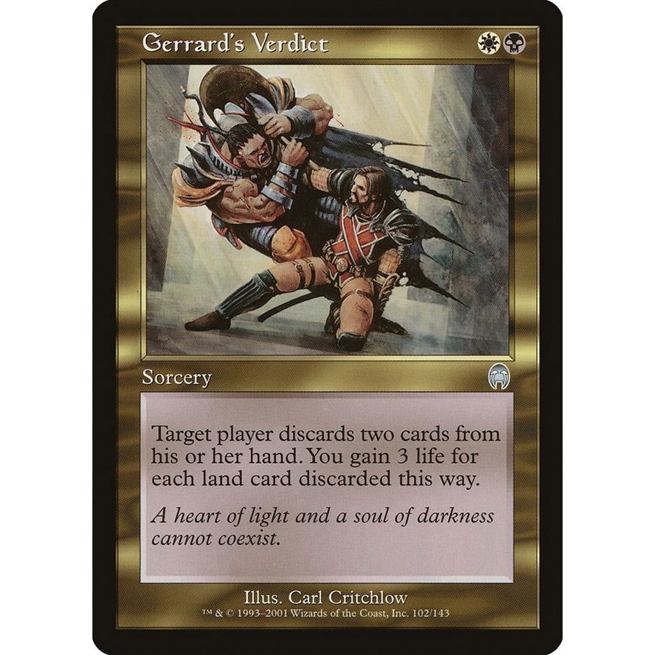 Image for Gerrard's Verdict (102) (APC) - Magic: The Gathering