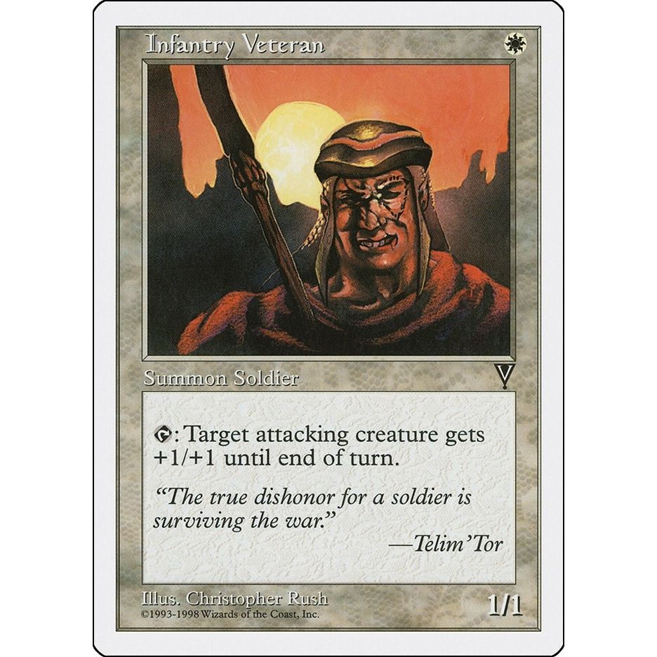 Image for Infantry Veteran (78) (ATH) - Magic: The Gathering
