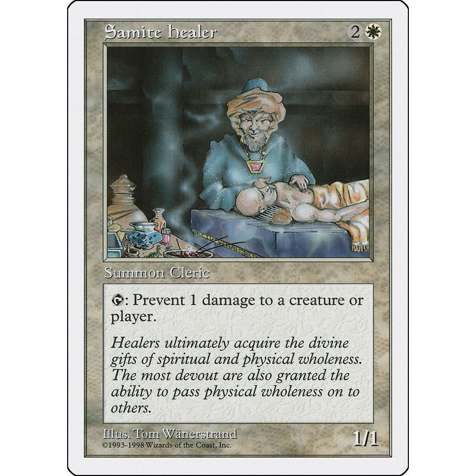 Image for Samite Healer (81) (ATH) - Magic: The Gathering