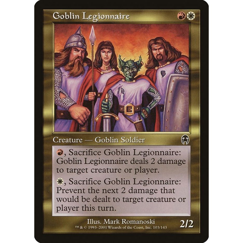 Image for Goblin Legionnaire (103) (APC) - Magic: The Gathering