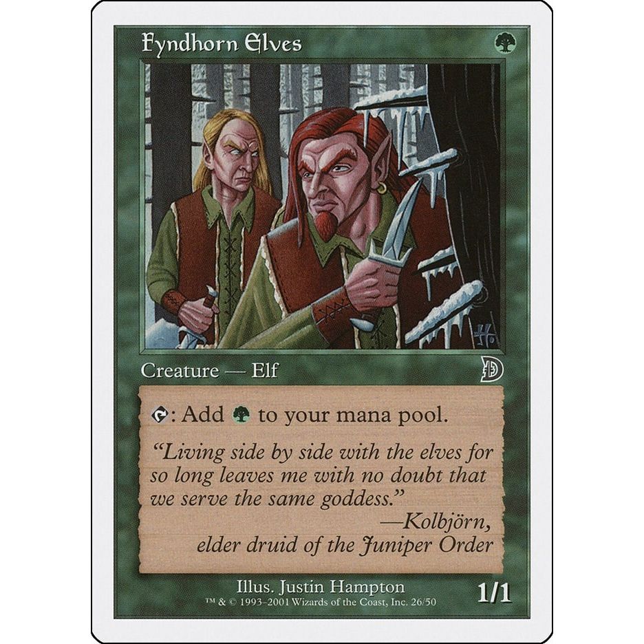 Image for Fyndhorn Elves (26) (DKM) - Magic: The Gathering