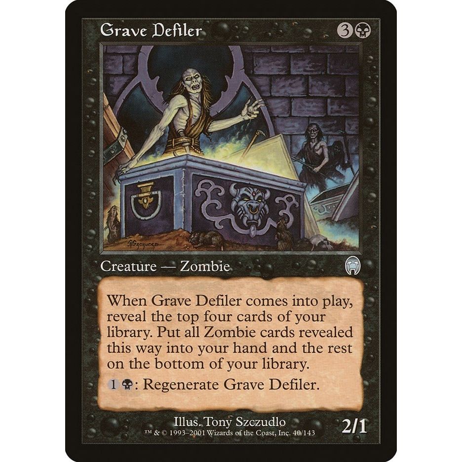 Image for Grave Defiler (40) (APC) - Magic: The Gathering