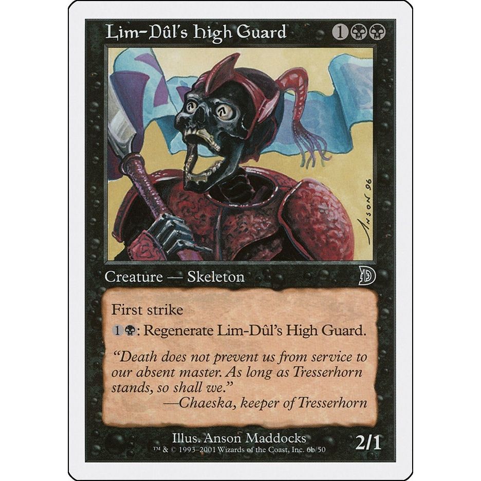 Image for Lim-Dul's High Guard (6b) (6b) (DKM) - Magic: The Gathering
