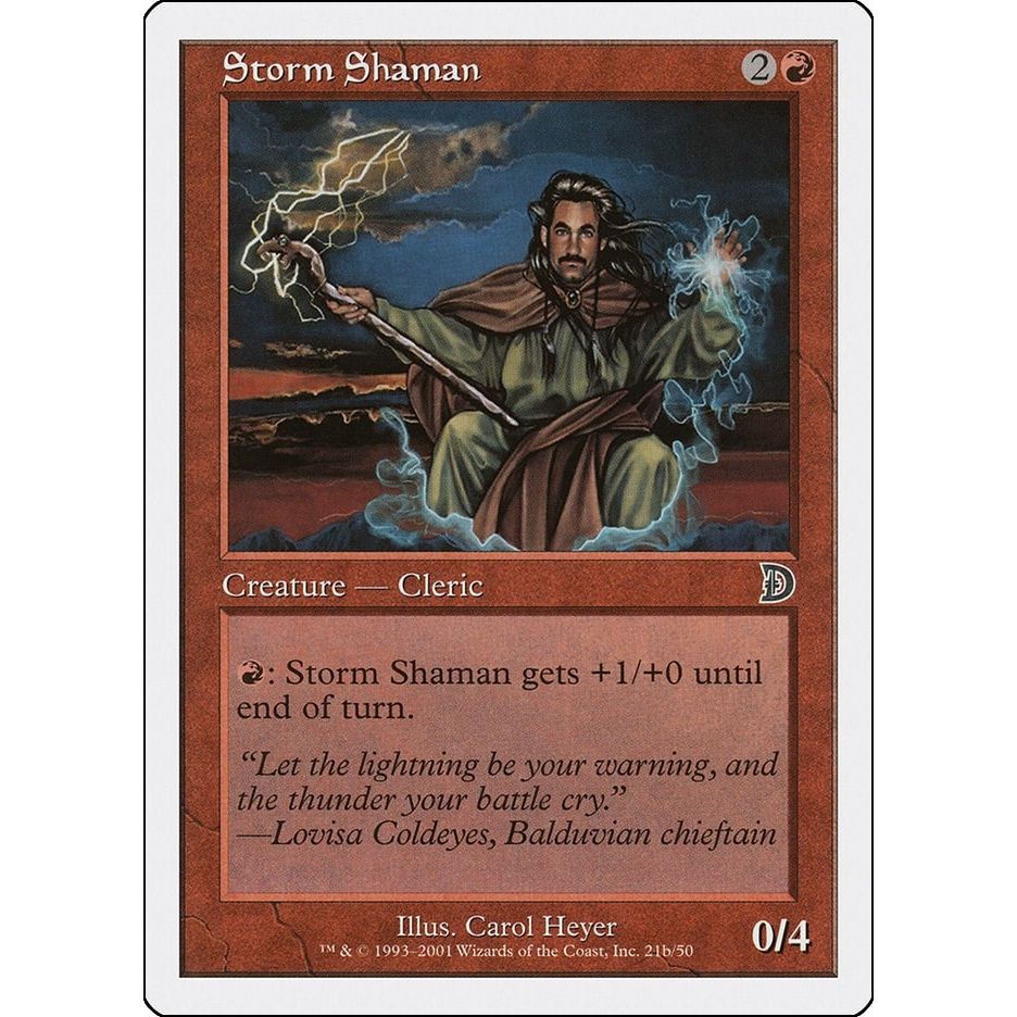 Image for Storm Shaman (21b) (21b) (DKM) - Magic: The Gathering