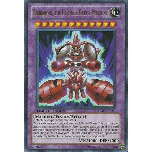 Image for Barbaroid, the Ultimate Battle Machine (YG08-EN001) - YuGiOh