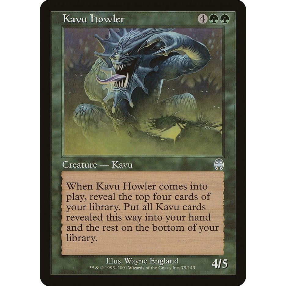 Image for Kavu Howler (79) (APC) - Magic: The Gathering