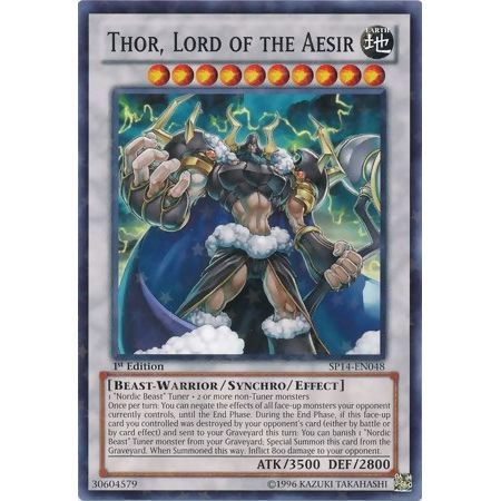 Image for Thor, Lord of the Aesir (Starfoil) (SP14-EN048) (SP14) - YuGiOh