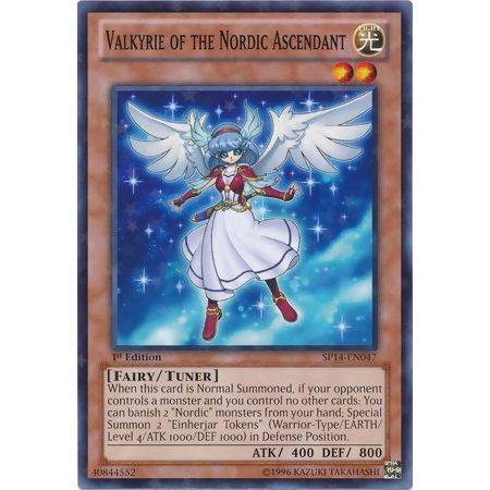 Image for Valkyrie of the Nordic Ascendant (Starfoil) (SP14-EN047) (SP14) - YuGiOh