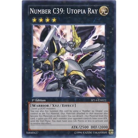 Image for Number C39: Utopia Ray (Starfoil) (SP14-EN022) (SP14) - YuGiOh