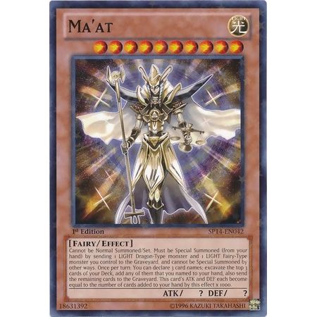 Image for Ma'at (Starfoil) (SP14-EN042) (SP14) - YuGiOh
