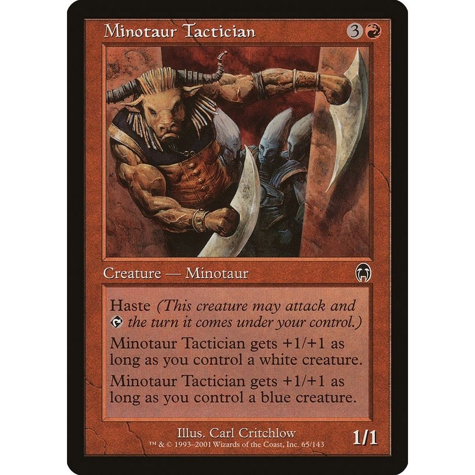 Image for Minotaur Tactician (65) (APC) - Magic: The Gathering