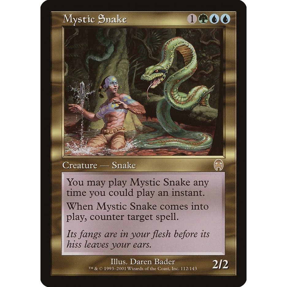 Image for Mystic Snake (112) (APC) - Magic: The Gathering