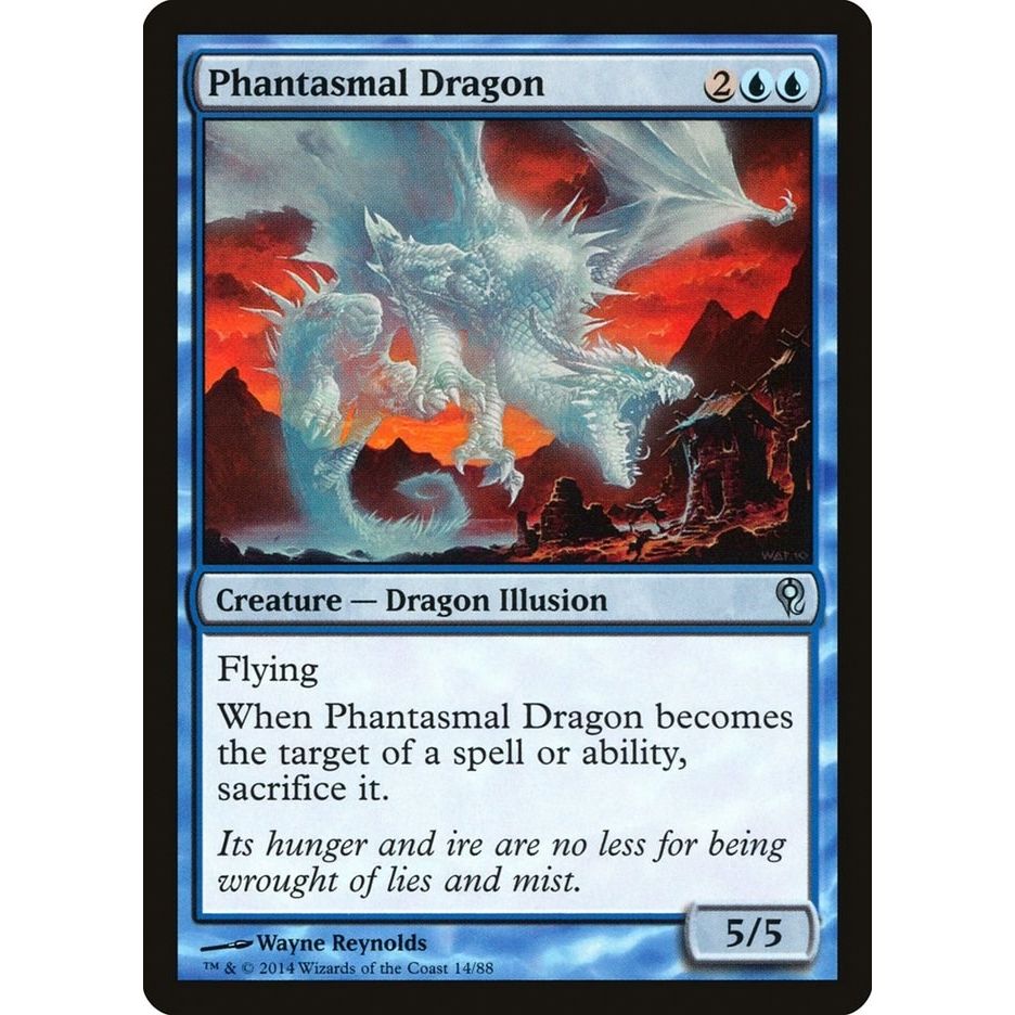 Image for Phantasmal Dragon (14) (DDM) - Magic: The Gathering