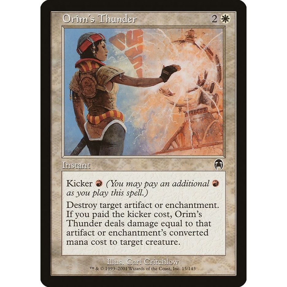 Image for Orim's Thunder (15) (APC) - Magic: The Gathering