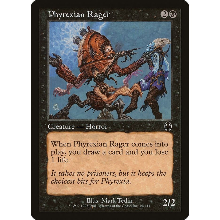 Image for Phyrexian Rager (49) (APC) - Magic: The Gathering