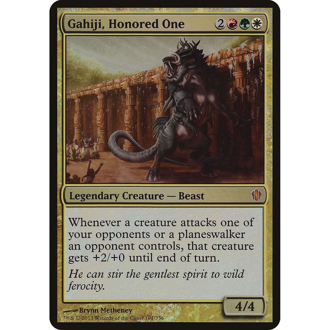 Image for Gahiji, Honored One (Commander 2013) (191) (OVER) - Magic: The Gathering