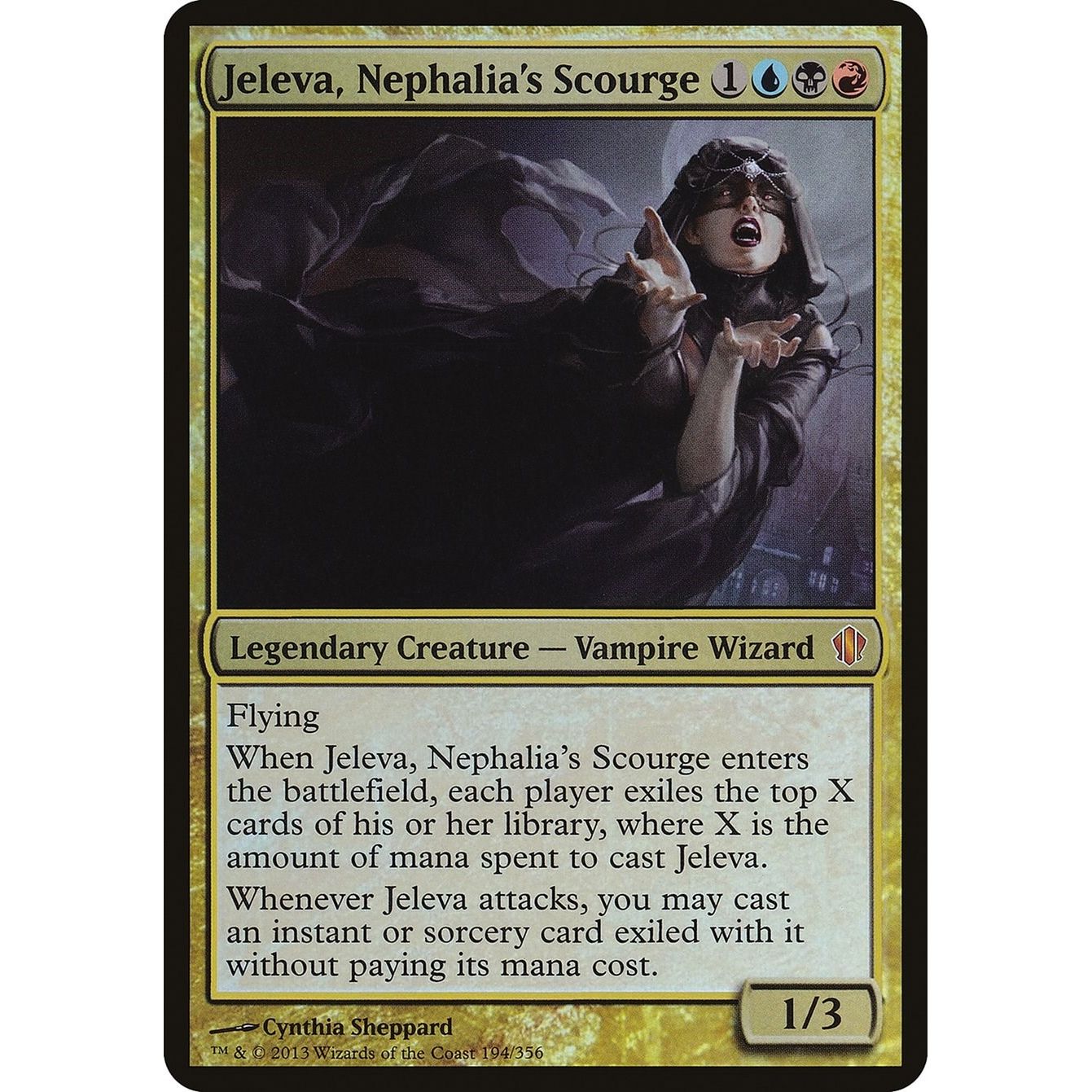 Image for Jeleva, Nephalia's Scourge (Commander 2013) (194) (OVER) - Magic: The Gathering