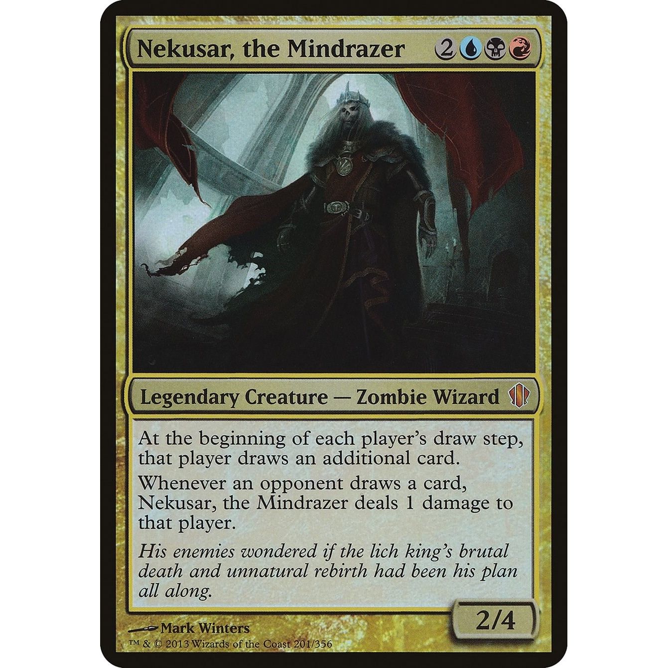 Image for Nekusar, the Mindrazer (Commander 2013) (201) (OVER) - Magic: The Gathering