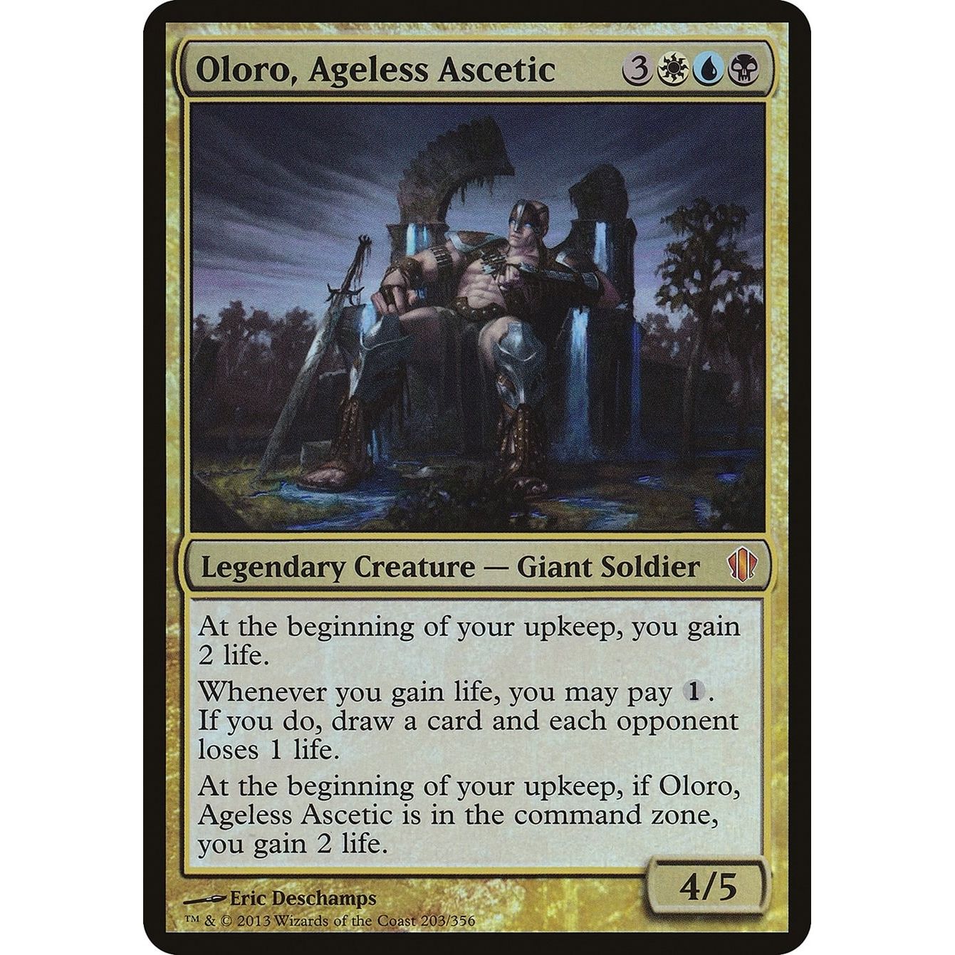Image for Oloro, Ageless Ascetic (Commander 2013) (203) (OVER) - Magic: The Gathering