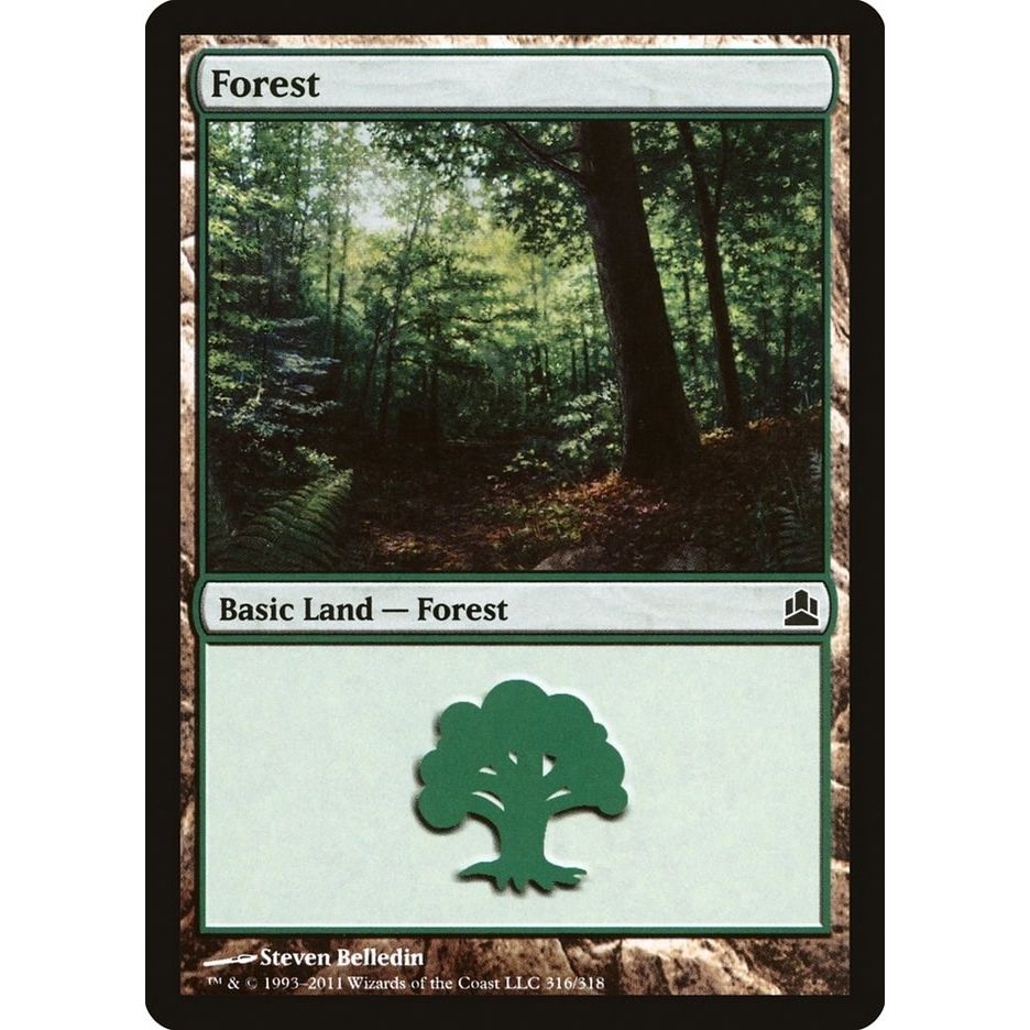 Image for Forest (316) (316) (CMD) - Magic: The Gathering
