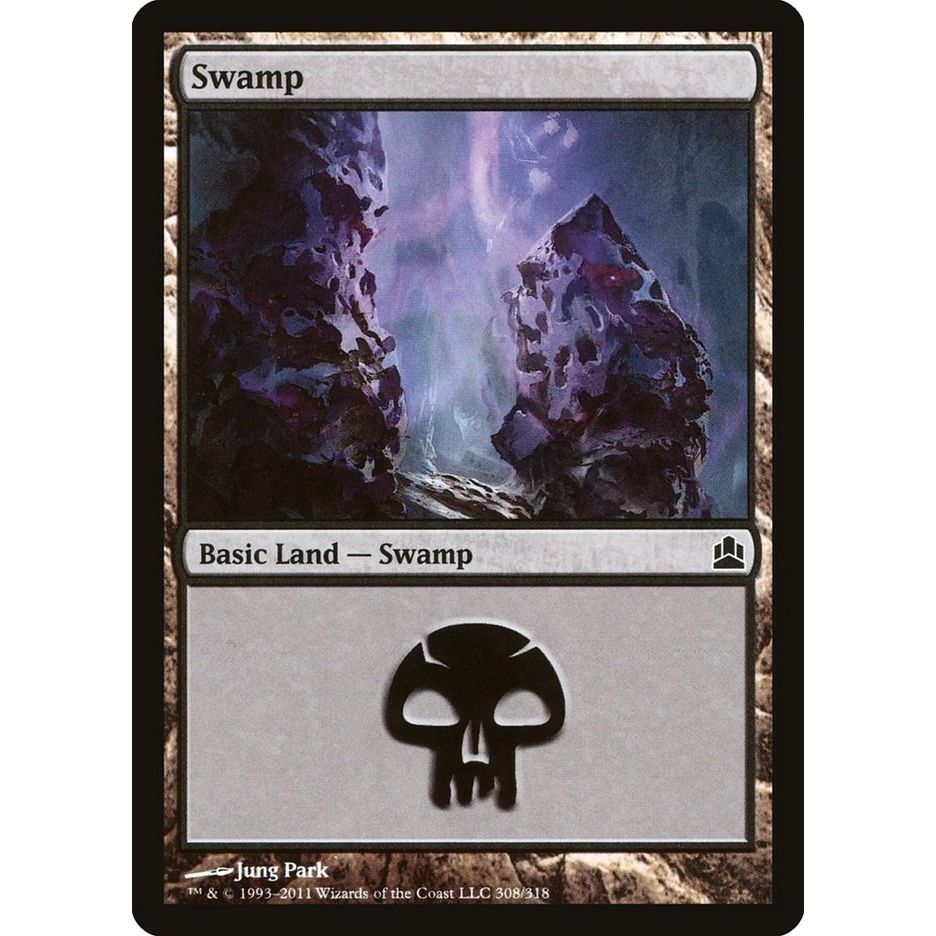 Image for Swamp (308) (308) (CMD) - Magic: The Gathering