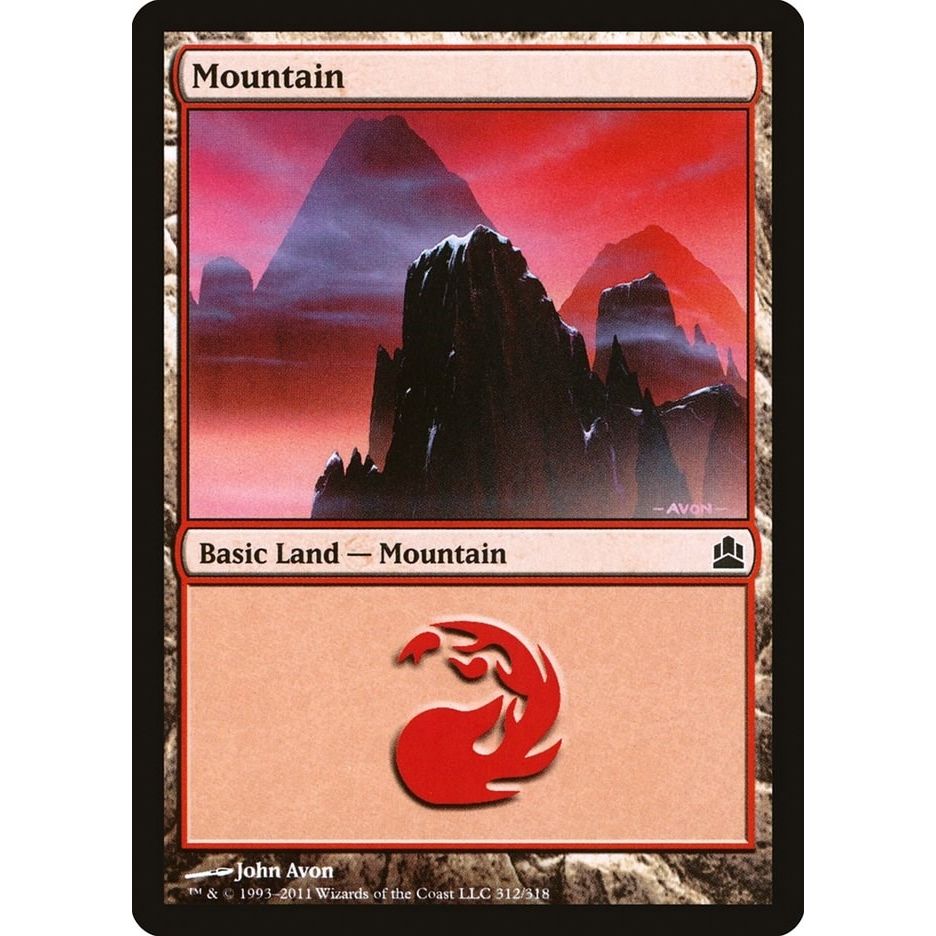 Image for Mountain (312) (312) (CMD) - Magic: The Gathering