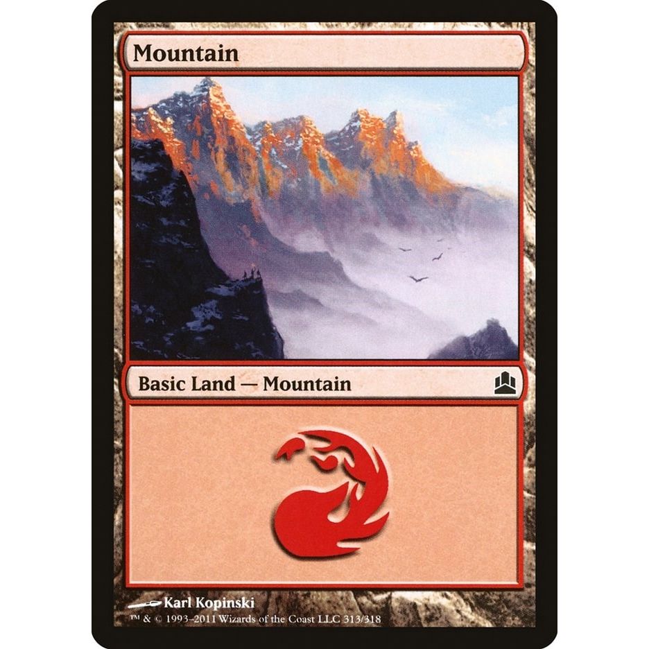 Image for Mountain (313) (313) (CMD) - Magic: The Gathering