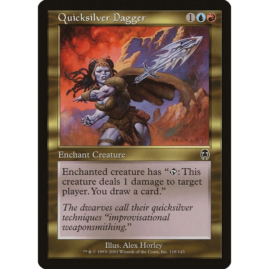 Image for Quicksilver Dagger (118) (APC) - Magic: The Gathering