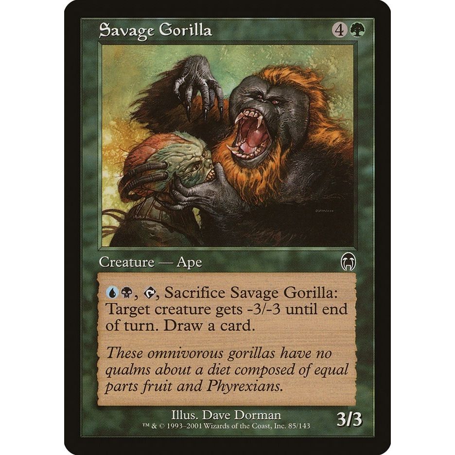Image for Savage Gorilla (85) (APC) - Magic: The Gathering