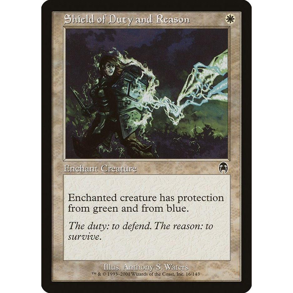 Image for Shield of Duty and Reason (16) (APC) - Magic: The Gathering