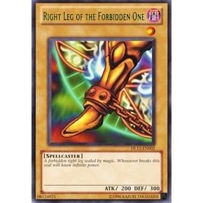 Image for Right Leg of the Forbidden One (Green) (DL11-EN002) (DL) - YuGiOh