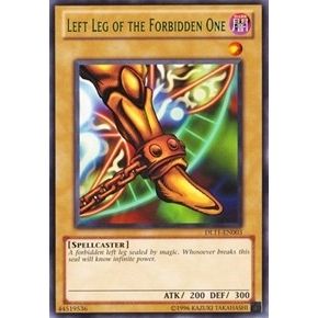 Image for Left Leg of the Forbidden One (Green) (DL11-EN003) (DL) - YuGiOh