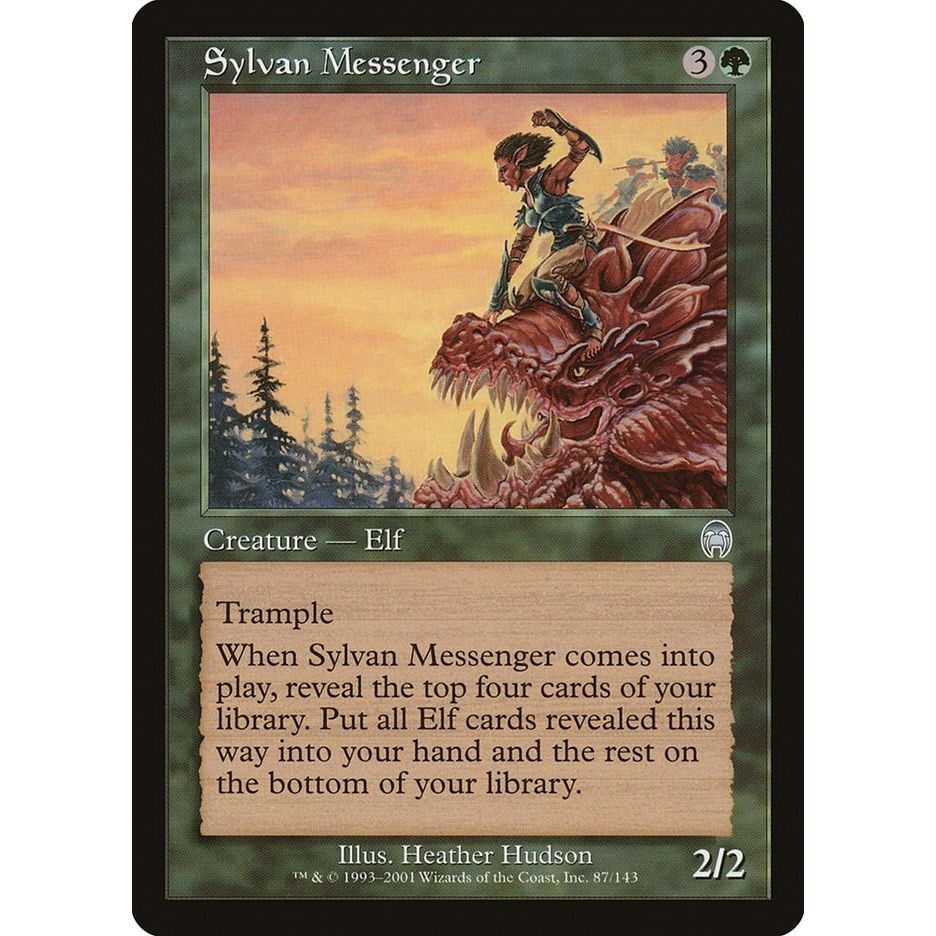 Image for Sylvan Messenger (87) (APC) - Magic: The Gathering