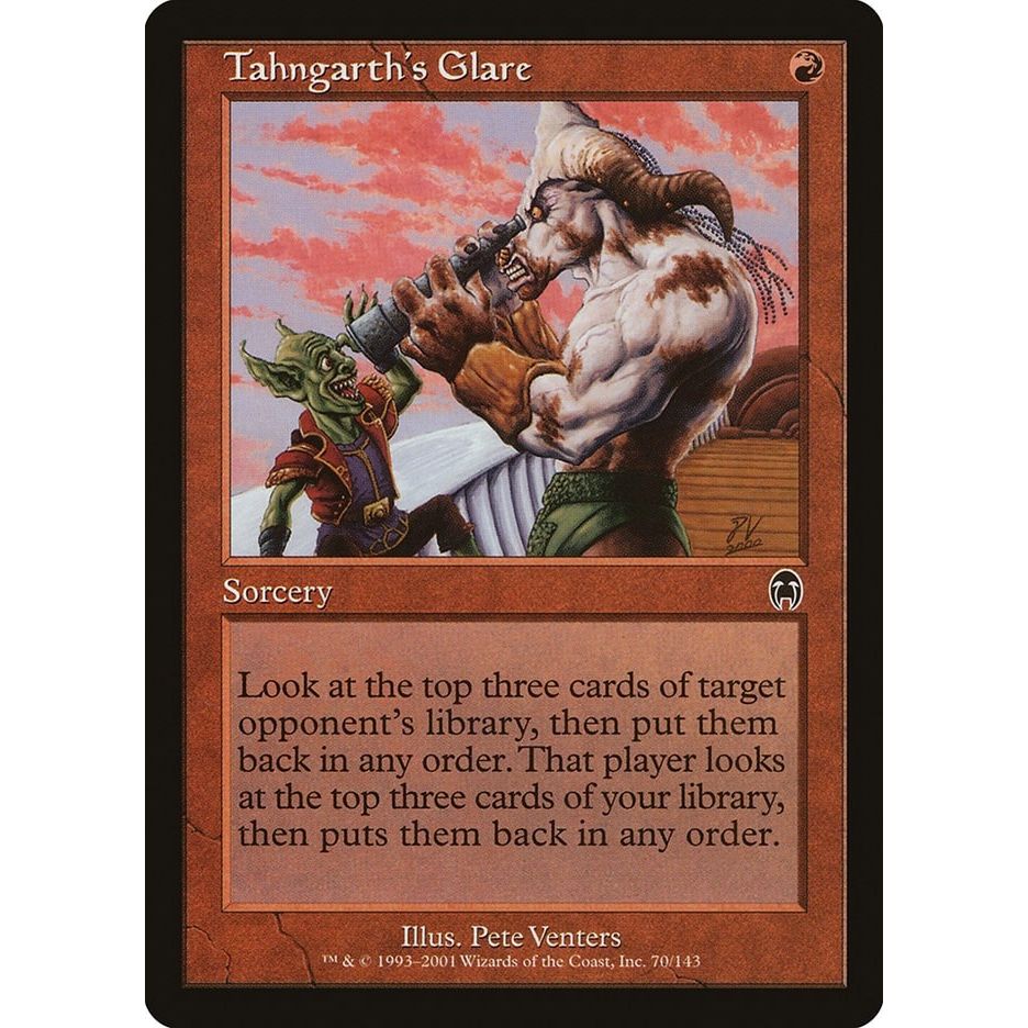 Image for Tahngarth's Glare (70) (APC) - Magic: The Gathering