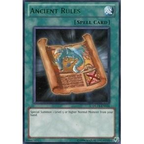 Image for Ancient Rules (Green) (DL13-EN016) (DL) - YuGiOh