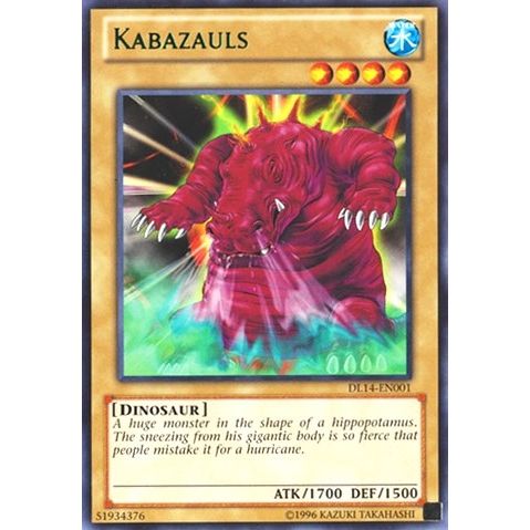 Image for Kabazauls (Green) (DL14-EN001) (DL) - YuGiOh