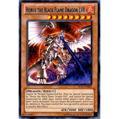 Image for Horus the Black Flame Dragon LV8 (Blue) (DL17-EN002) (DL) - YuGiOh