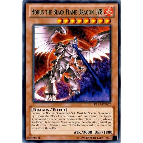 Image for Horus the Black Flame Dragon LV8 (Green) (DL17-EN002) (DL) - YuGiOh