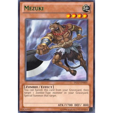 Image for Mezuki (Green) (DL17-EN005) (DL) - YuGiOh