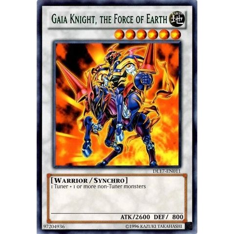 Image for Gaia Knight, the Force of Earth (Green) (DL17-EN011) (DL) - YuGiOh