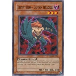 Image for Destiny Hero - Captain Tenacious (DR04-EN182) (DR04) - YuGiOh
