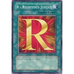Image for R - Righteous Justice (DR04-EN220) (DR04) - YuGiOh
