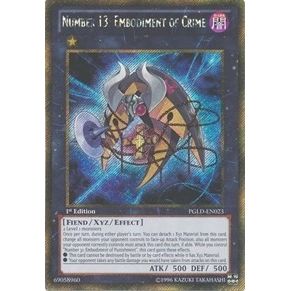 Image for Number 13: Embodiment of Crime (PGLD-EN023) (PGLD) - YuGiOh